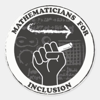 Mathematicians for Inclusion stickers