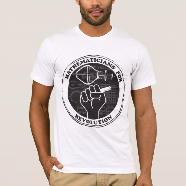 Mathematicians for Revolution T-Shirt (Front)