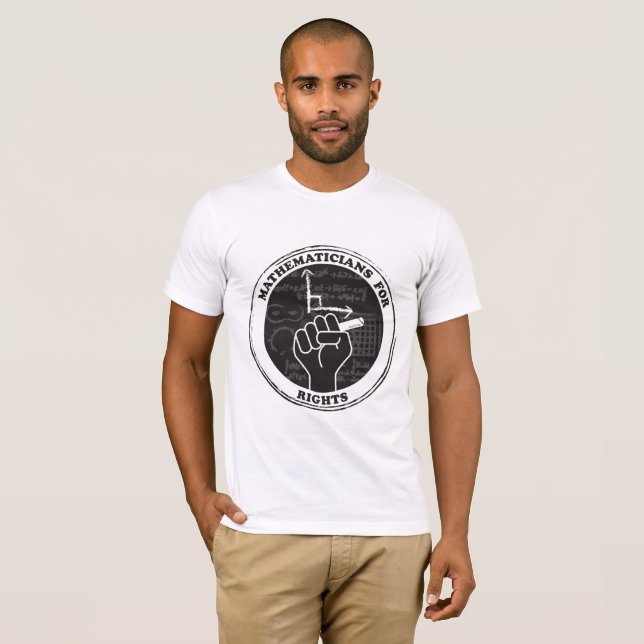 Mathematicians for Rights T-shirt (Front Full)