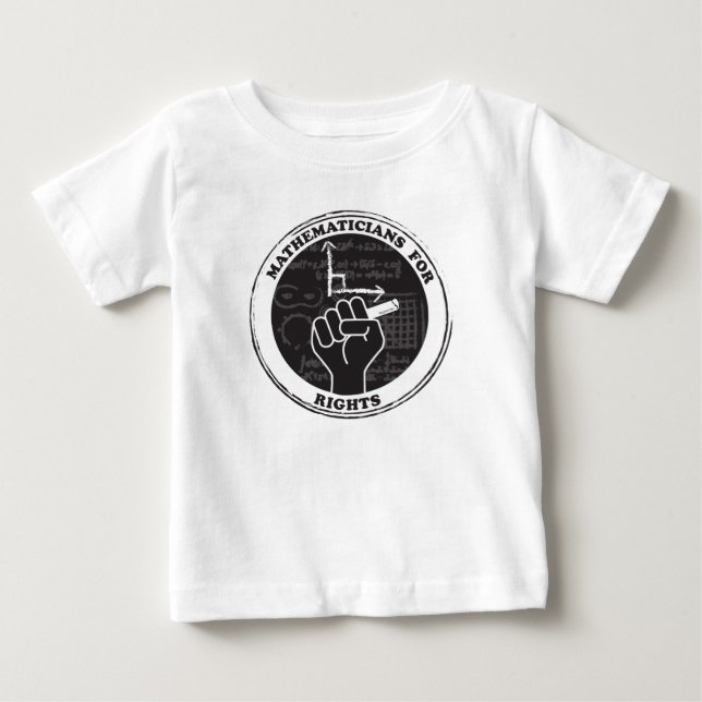 Mathematicians for Rights T-shirt - Baby (Front)