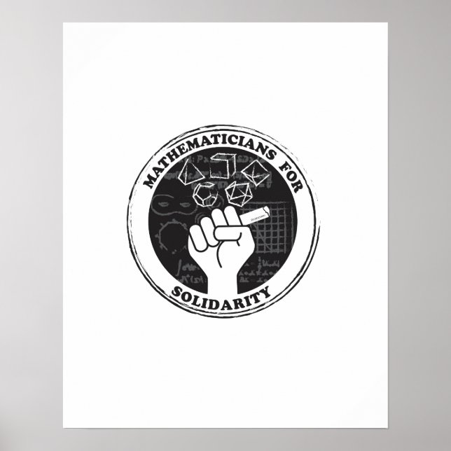Mathematicians for Solidarity Poster (Front)