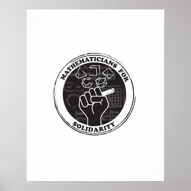 Mathematicians for Solidarity Poster (Front)