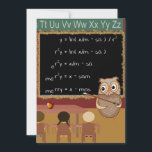 Mathematics Christmas Wish Holiday Card<br><div class="desc">One For the Nerds! Mathematics Christmas Wish is ready for your customisation. (A) Customise all fonts to your size, colour, and style. (B) Customise what you desire to say in each predefined field. (C) To create your own version of this product simply press the "Customise" button. Then as you click...</div>