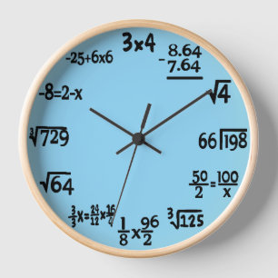 Mathematics Clock