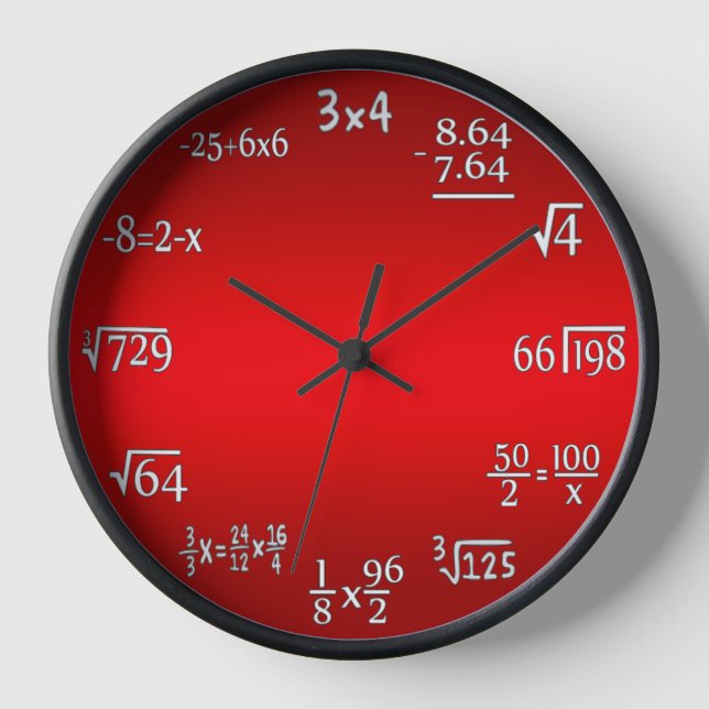 Mathematics Clock (Front)