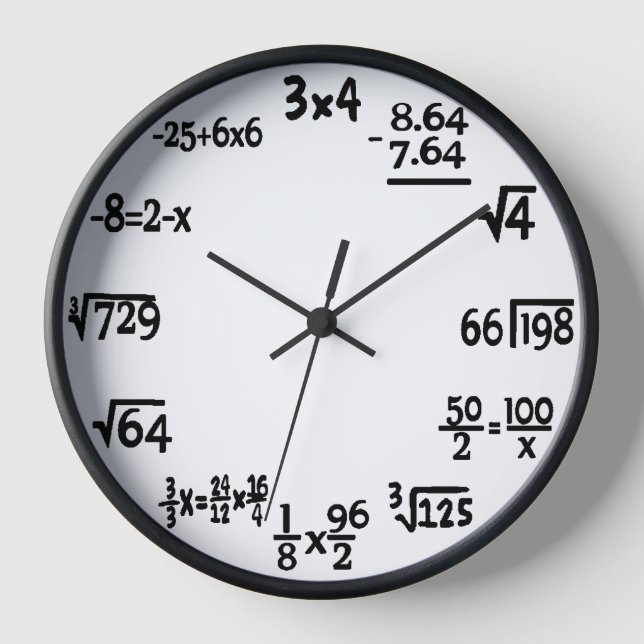 Mathematics Clock (Front)