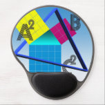 Mathematics, colourful design gel mouse mat<br><div class="desc">Mathematics,  colourful design</div>