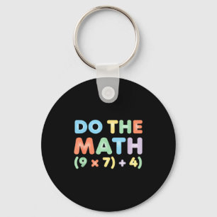 Mathematics Do The Math, Playful Equation Design Key Ring