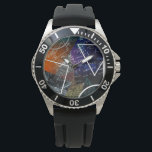 Mathematics Formula Analogue Watch<br><div class="desc">Keep your love for math close at hand with this stylish analogue watch,  featuring a unique dial design of mathematical formulas,  equations,  and geometric shapes in bold colours. Perfect for students,  teachers,  and STEM fans,  this watch blends sophistication and intellect for a look that stands out every minute.</div>
