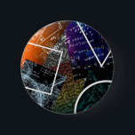 Mathematics Formula Button<br><div class="desc">Express your academic flair with this round button,  featuring a colourful collage of mathematical formulas,  equations,  and geometric designs. Perfect for students,  teachers,  and STEM enthusiasts,  this accessory is great for bags,  jackets,  or gifts to show a love for learning.</div>