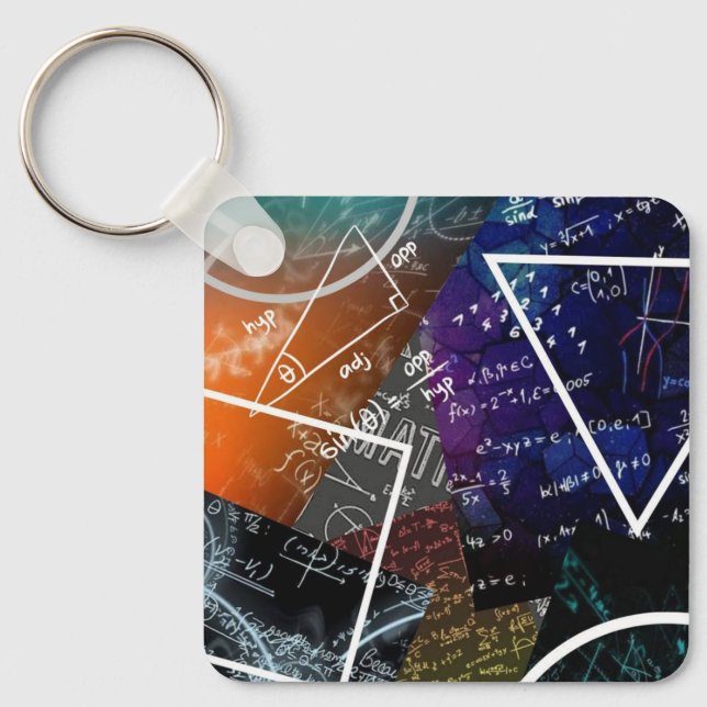 Mathematics Formula Keychain (Front)