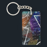 Mathematics Formula Keychain<br><div class="desc">Carry inspiration everywhere with this round keychain,  featuring a colourful mix of mathematical formulas,  equations,  and geometric designs. Perfect for students,  teachers,  and STEM enthusiasts,  this lightweight accessory highlights a love for learning on the go.</div>