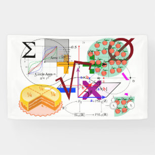 mathematics formula physics school banner
