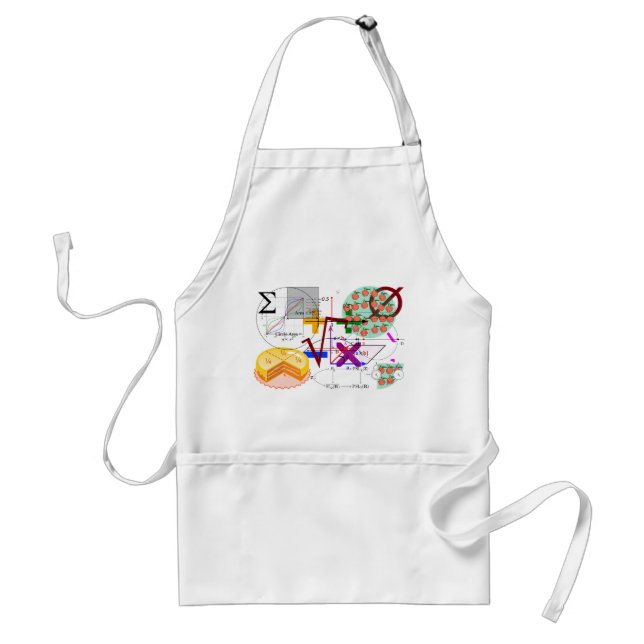 mathematics formula physics school standard apron (Front)