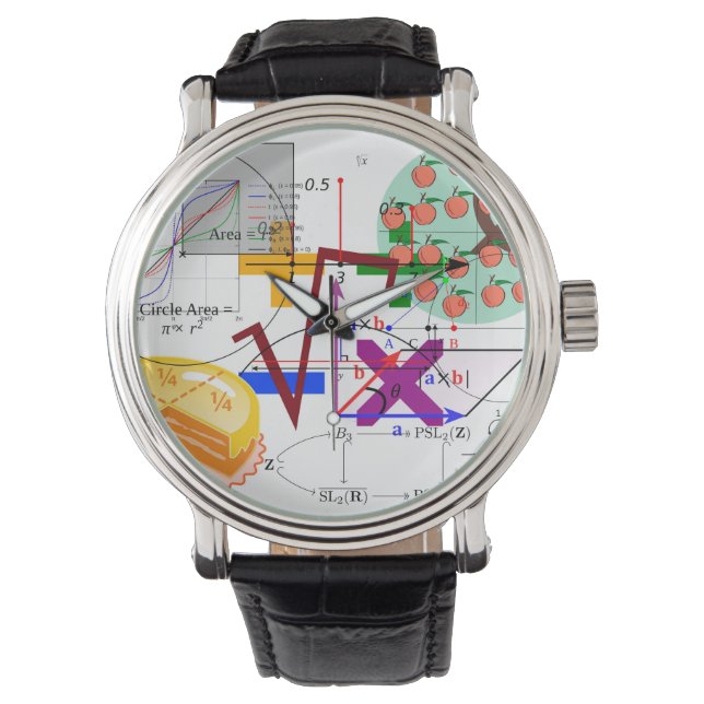 mathematics formula physics school watch (Front)