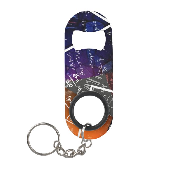 Mathematics Formula Stainless Steel Bottle Opener  (Front)