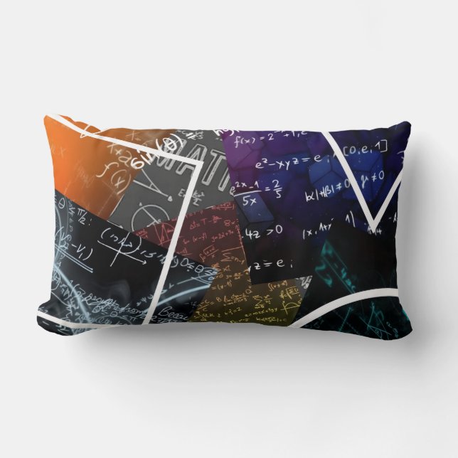 Mathematics Formula Throw Pillow (Front)