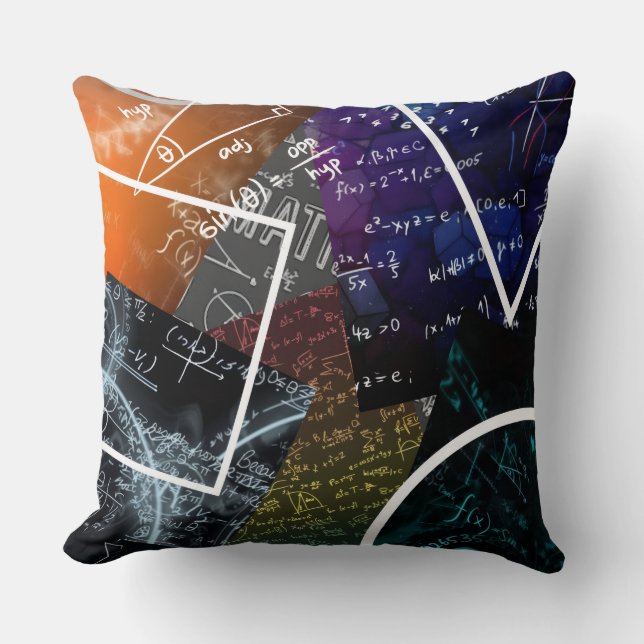 Mathematics Formula Throw Pillow (Front)