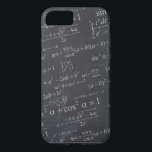 Mathematics Formulas on Chalkboard - Funny & Cool iPhone 8/7 Case<br><div class="desc">Your iPhone deserves a little decoration. Protect your iPhone in style with this "Funny Mathematics Formulas Equations on Chalkboard" personalised case! If you need further customisation, please click the "Customise it" button and use our design tool to add your text, name, or photos to create an unique iPhone case. This...</div>