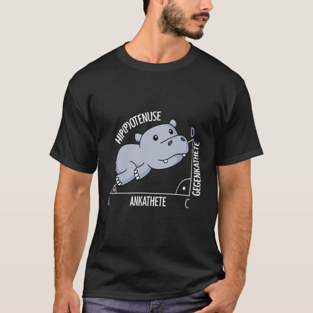 Mathematics hippotenuse math T-Shirt (Front)