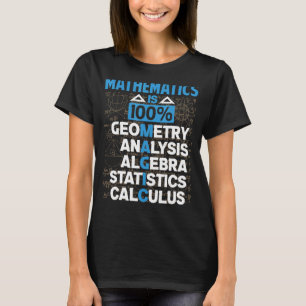 Mathematics It Is 100 Magic Awesome Math Teacher T-Shirt