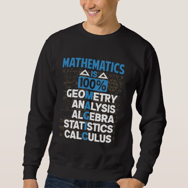 Mathematics It Is 100 Magic Awesome Shirt Math Tea (Front)