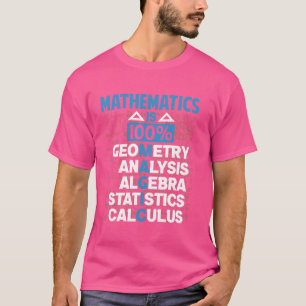 Mathematics It Is 100 Magic Awesome Shirt Math Tea