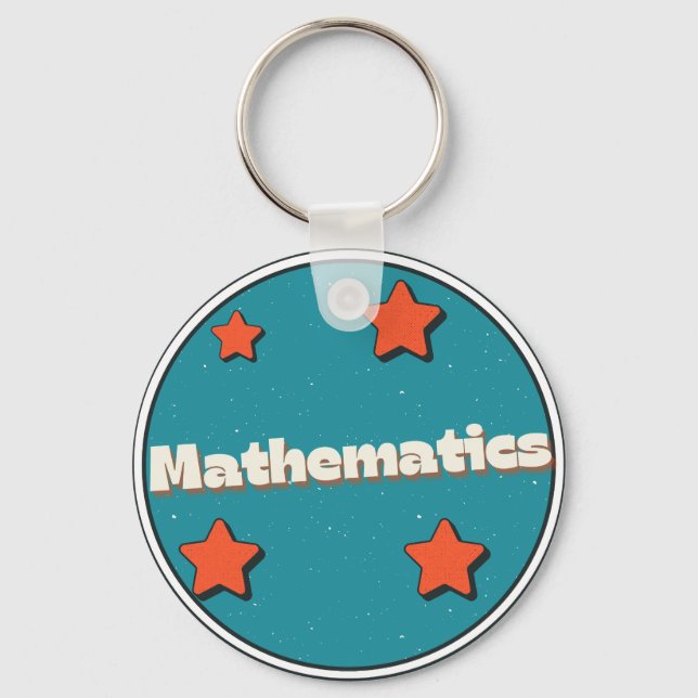 Mathematics Key Ring (Front)