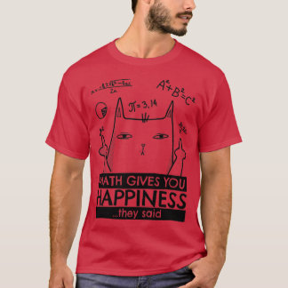 Mathematics Math Cat amp Mathematician Funny Math  T-Shirt