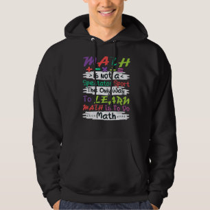 Mathematics Math Math Teacher Physics Math 3 Hoodie