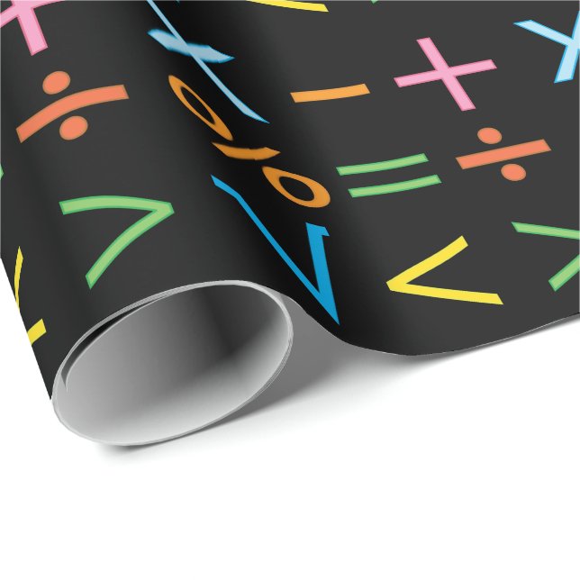 Mathematics Math Symbol Math Wrapping Paper (Roll Corner)