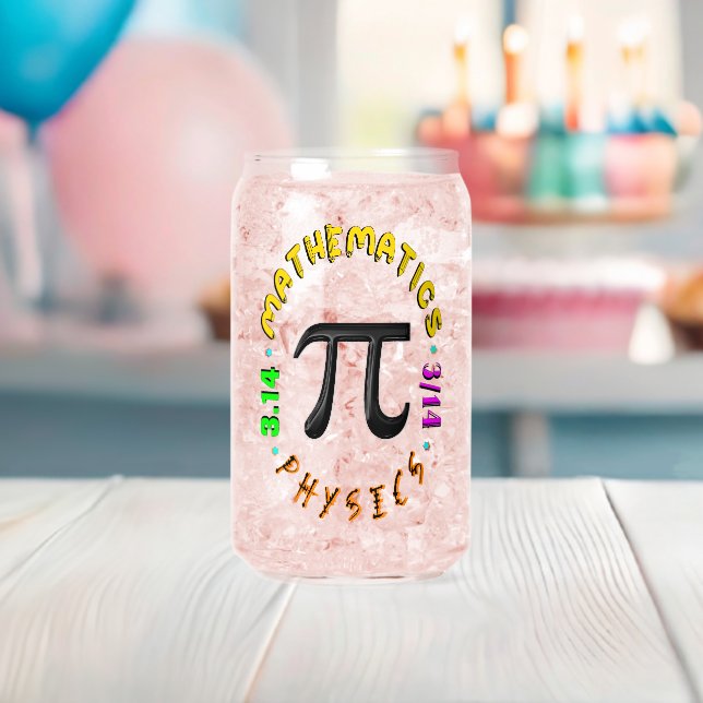 Mathematics Pi Physics Sports Can Glass (Insitu (Baby Shower))