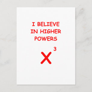 mathematics postcard