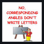 mathematics poster<br><div class="desc">funny humour jokes gift gifts present hilarious humourous math mathematics mathematician prime number phd professor grad graduate student pi statistic statistics statistician teacher class probability algebra calculus trigonometry geometry</div>