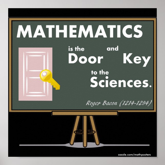 Mathematics Posters Quotes (Front)