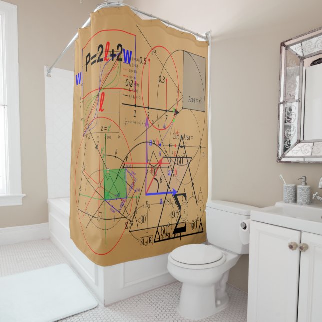 Mathematics Question For You Shower Curtain (In Situ)