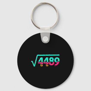 Mathematics Radical 4489, Playful Donut Numbers Ma Key Ring