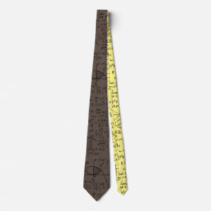 mathematics scribbles 3   neck tie