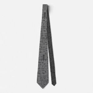 mathematics scribbles   neck tie