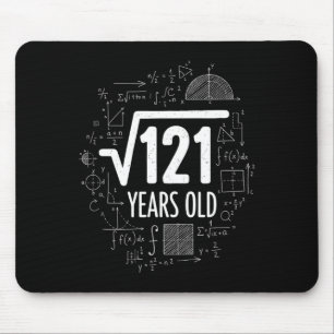 Mathematics Square Root 121 Years Old, Funny Math Mouse Mat