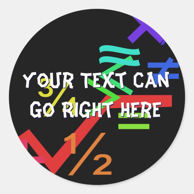 Mathematics Stickers (Front)