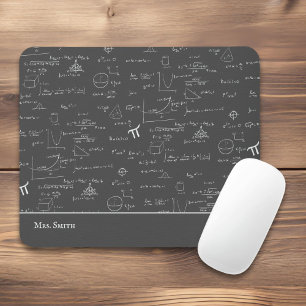 Mathematics Teacher Formulas Algebra Office Mouse Mat