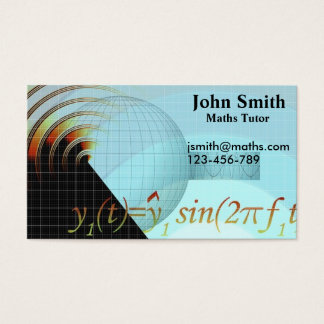 181+ Math Tutor Business Cards and Math Tutor Business Card Templates ...