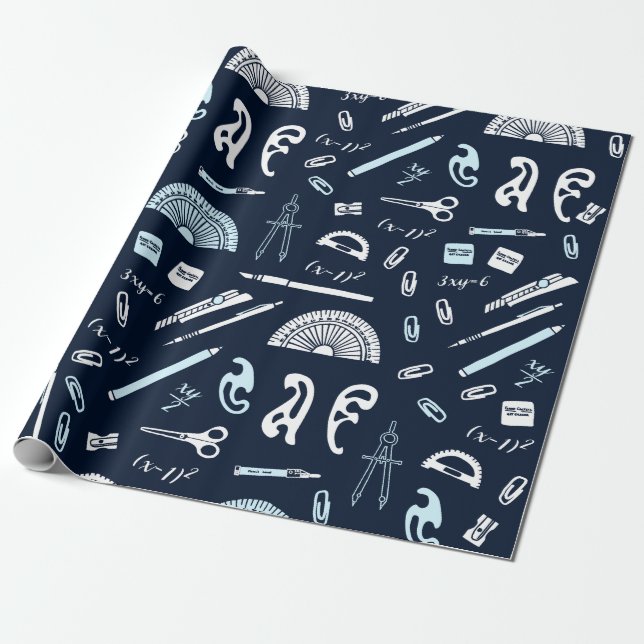 Mathematics Wrapping Paper (Unrolled)