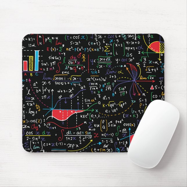 Mathematik Mouse Mat (With Mouse)