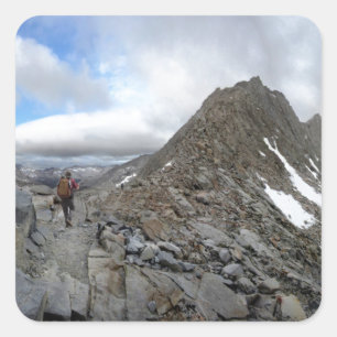 Mather Pass Storm - John Muir Trail - Sierra Square Sticker