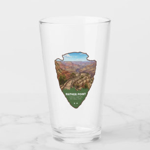 Mather Point Grand Canyon National Park Arrowhead Glass