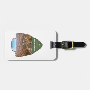 Mather Point Grand Canyon National Park Arrowhead Luggage Tag
