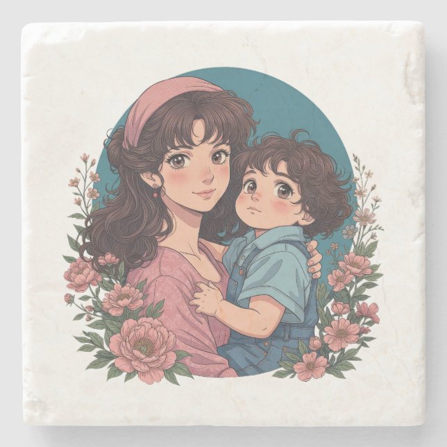 mather&son  stone coaster (Front)