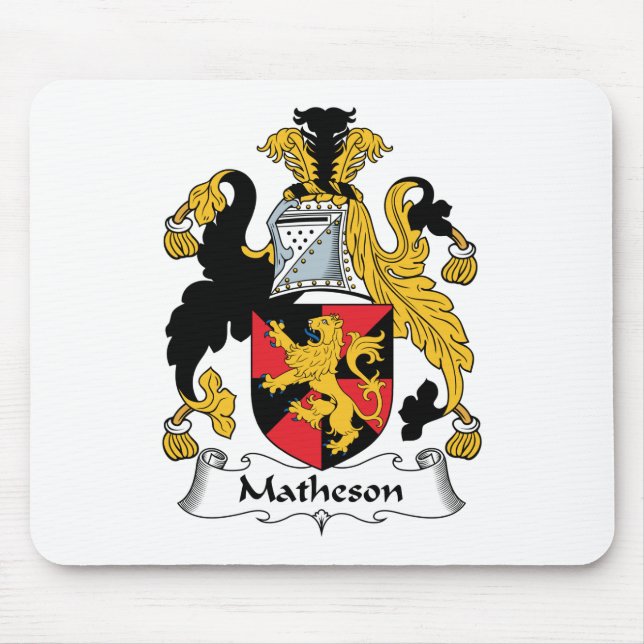 Matheson Family Crest Mouse Mat (Front)